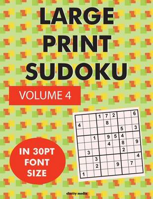 Book cover for Large Print Sudoku Volume 4