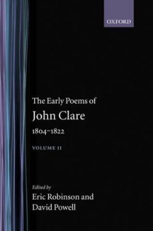 Cover of The Early Poems of John Clare 1804-1822