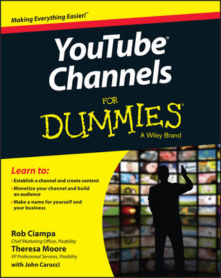 Book cover for YouTube Channels For Dummies