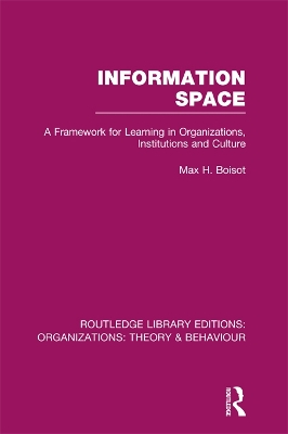 Cover of Information Space (RLE: Organizations)