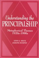 Book cover for Understanding the Principalship