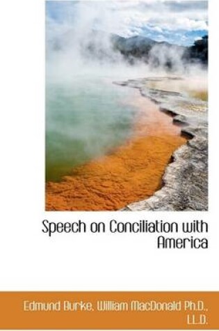 Cover of Speech on Conciliation with America