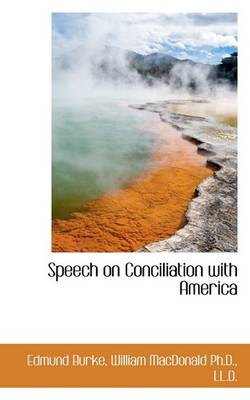 Book cover for Speech on Conciliation with America