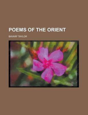 Book cover for Poems of the Orient