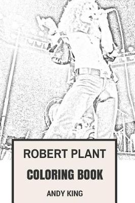 Book cover for Robert Plant Coloring Book