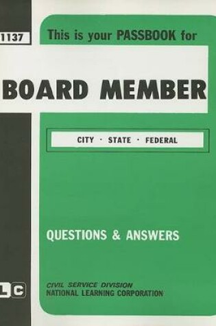 Cover of Board Member