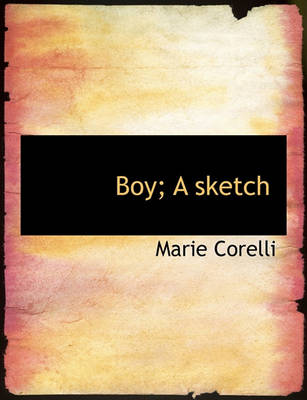 Book cover for Boy; A Sketch