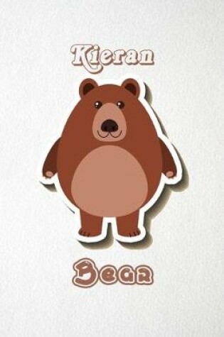 Cover of Kieran Bear A5 Lined Notebook 110 Pages