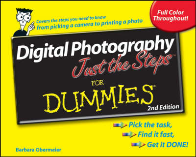 Book cover for Digital Photography Just the Steps For Dummies