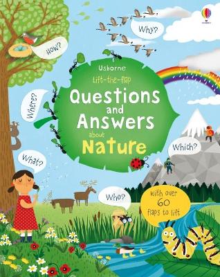 Book cover for Lift-the-flap Questions and Answers about Nature