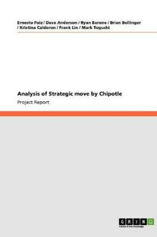Cover of Analysis of Strategic move by Chipotle