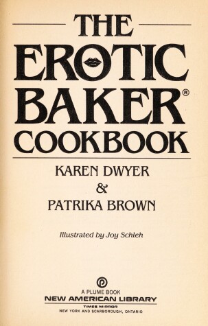 Book cover for The Erotic Baker Cookbook