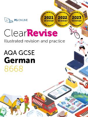 Book cover for ClearRevise AQA GCSE German 8662
