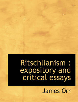 Book cover for Ritschlianism