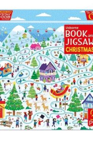 Cover of Usborne Book and Jigsaw Christmas Maze