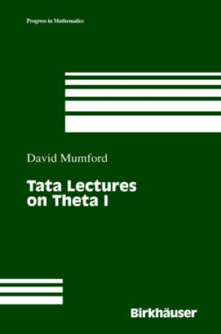 Cover of Tata Lecture on Theta I
