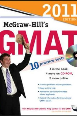 Cover of McGraw-Hill's GMAT with CD-ROM, 2011 Edition