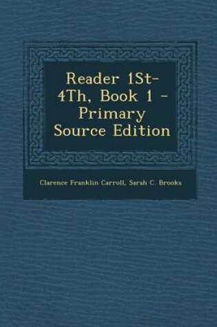 Cover of Reader 1st-4th, Book 1