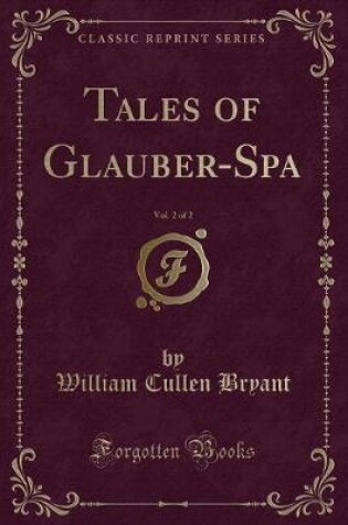 Cover of Tales of Glauber-Spa, Vol. 2 of 2 (Classic Reprint)
