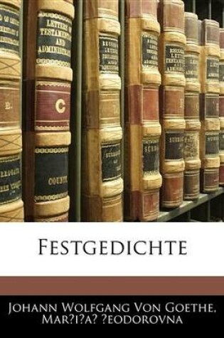 Cover of Festgedichte