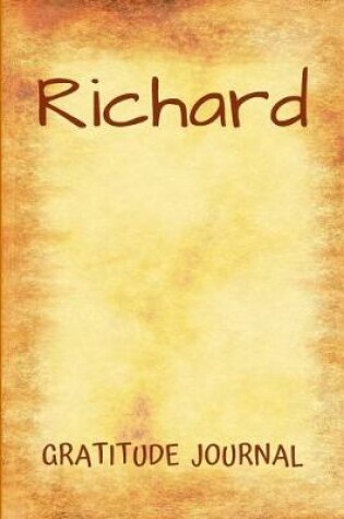 Cover of Richard Gratitude Journal