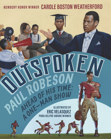 Book cover for Outspoken: Paul Robeson, Ahead of His Time