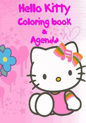 Book cover for Hello Kitty Agenda & Coloring book