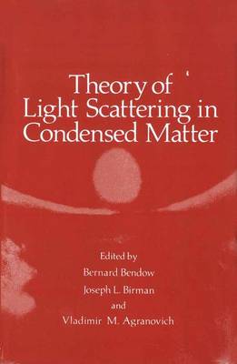 Book cover for Theory of Light Scattering in Condensed Matter