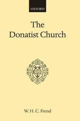 Cover of The Donatist Church