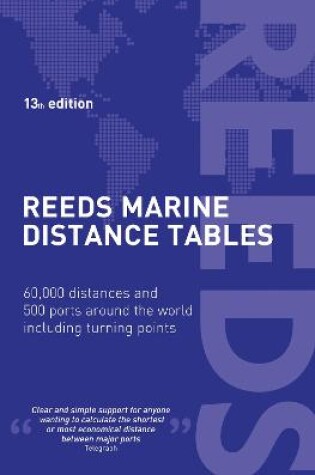 Cover of Reeds Marine Distance Tables 13th edition