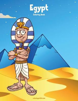 Book cover for Egypt Coloring Book