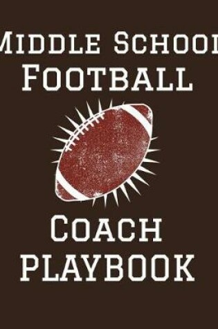 Cover of Middle School Football Coach Playbook