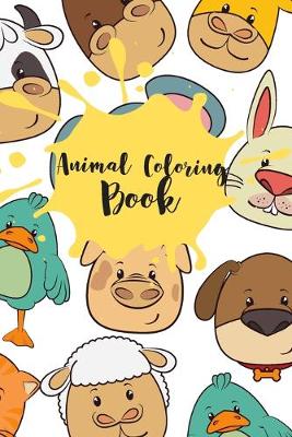 Book cover for Animal Coloring book