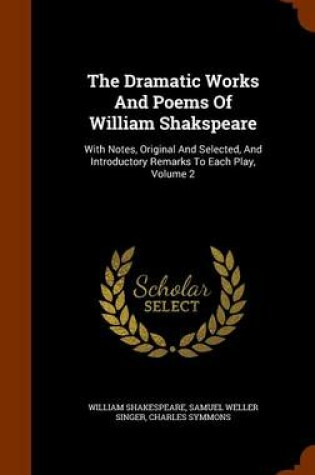 Cover of The Dramatic Works and Poems of William Shakspeare