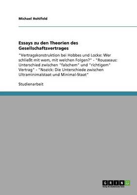 Book cover for Essays Zu Den Theorien Des Gesellschaftsvertrages