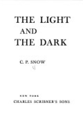 Cover of Light and the Dark