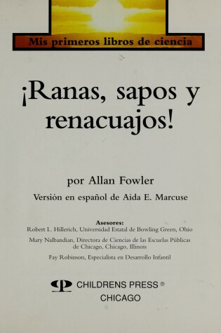 Cover of Ranas Sapos y Renacuajos!