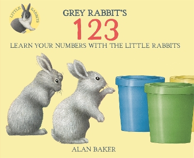 Book cover for Little Rabbits: Gray Rabbit's 123