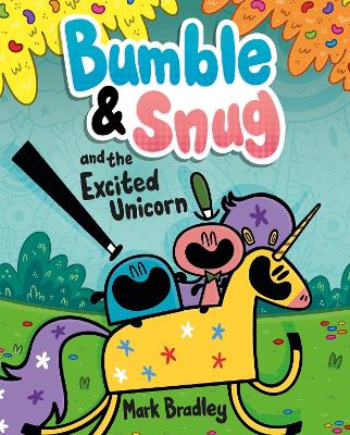 Book cover for Bumble and Snug and the Excited Unicorn