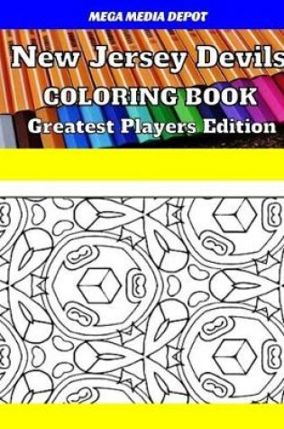 Cover of New Jersey Devils Coloring Book Greatest Players Edition