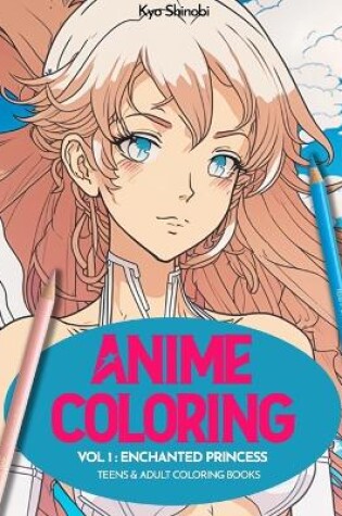 Cover of Anime Coloring Book