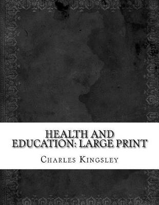 Book cover for Health and Education