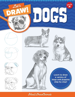 Book cover for Let's Draw Dogs