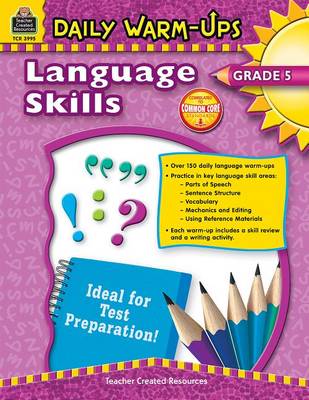 Book cover for Language Skills Grade 5