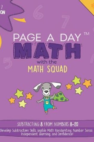 Cover of Page A Day Math Subtraction Book 9