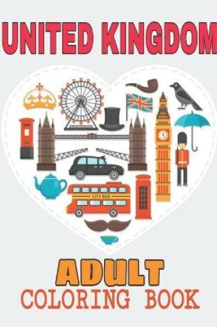 Cover of Adult Coloring Book United Kingdom