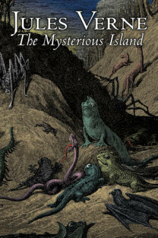 Cover of The Mysterious Island by Jules Verne, Fiction, Fantasy & Magic