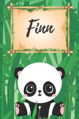 Book cover for Finn Notizbuch Panda / Malbuch / Kritzelbuch / Tagebuch / Journal / DIN A5 / Geschenke