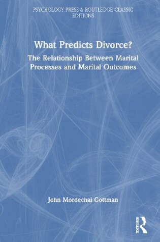 Cover of What Predicts Divorce?