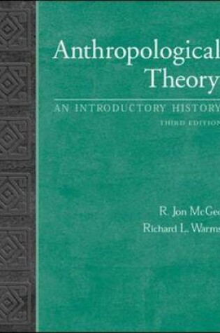 Cover of Anthropological Theory